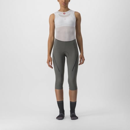 ECHIPAMENTE - Pantaloni trei sferturi Castelli Velocissima 3 de dama Gri/Antracit S