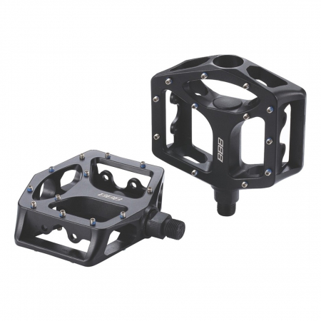 Pedale - Pedale BBB BPD-32 MountainHigh aluminiu ax CroMo Negru Mat