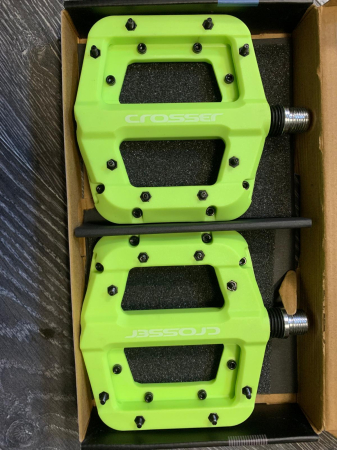 LICHIDARE STOC - Pedale CROSSER M-991 - Yellow Green