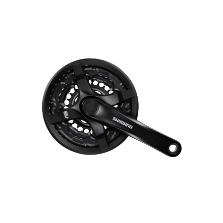 ANGRENAJE - Pedalier Shimano Tourney FC-TY501, 48/38/28T 175mm cu CG