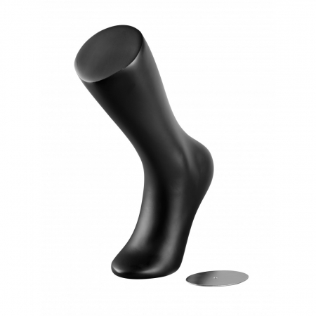 PROMOTIONALE - Picior manechin Force 38cm negru mat