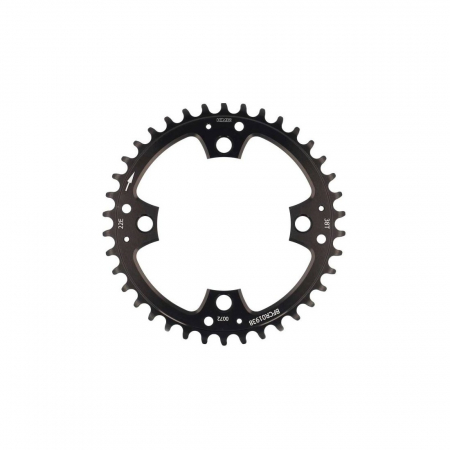 COMPONENTE - Placa pedalier KMC 38T 1.9mm BCD104 AL7075 Neagra