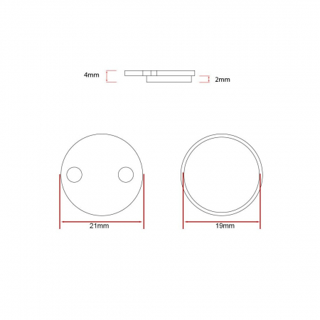 Placute frana trotineta Xiaomi Pro sintered 20mm [2]