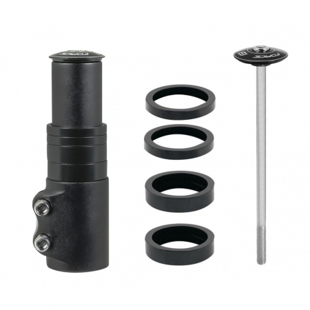 Pipe - Prelungitor gat furca Force F-ECO 1.1/8 aluminiu negru