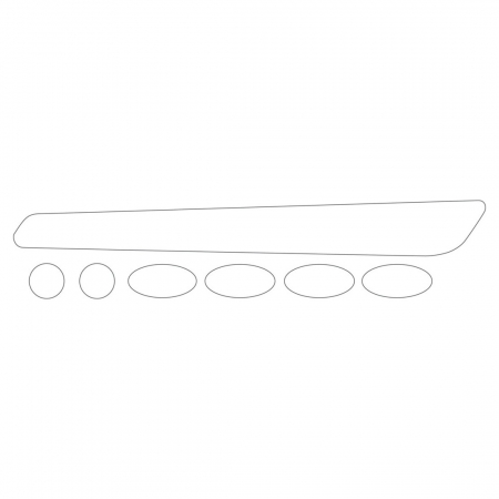 Protectii cadru - Protectie cadru BBB BBP-5001 BikeSkin Transparent