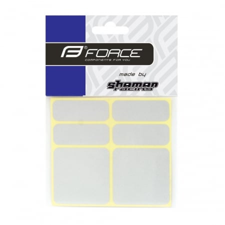 Protectii cadru - Protectie cadru Force autocolante set 6 bucati argintiu reflectorizant