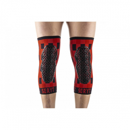 ECHIPAMENTE - Protectii genunchi Seryt Checker Red M