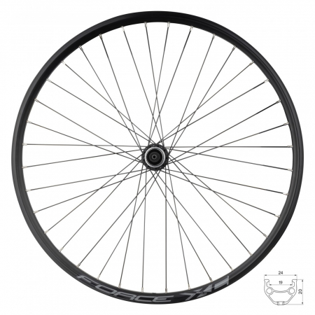 Roti & accesorii - Roata fata 26 Force XC Disc 559x19 36h