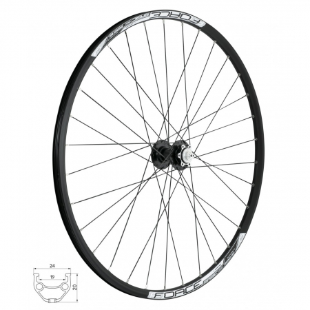 Roti & accesorii - Roata fata 28/29 Force Basic Disc 622x19 6 suruburi