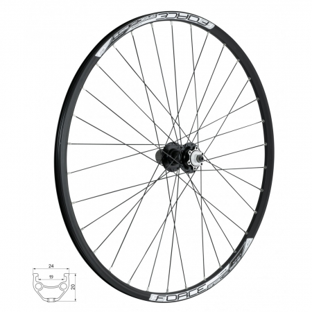 Roti & accesorii - Roata spate 28/29 Force Basic Disc 622x19 6 suruburi