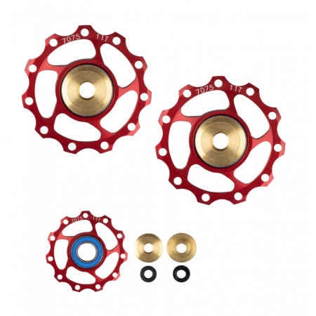 Schimbatoare - Rotite schimbator Force Al 11T rosii rulmenti ceramici