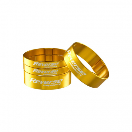 Cuvete - Set distantiere Reverse Ultra-Light 1.1/8 aluminiu Aurii