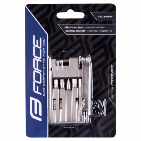 Set scule Force 12 functii cu cheie lant [1]