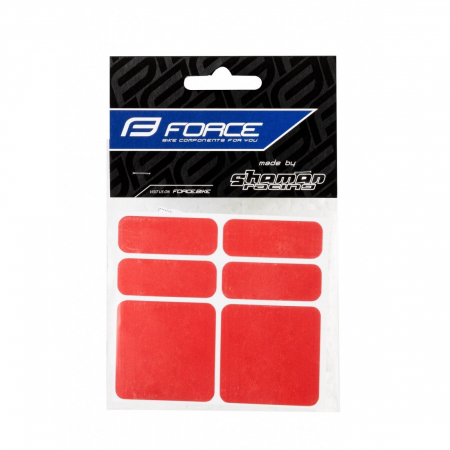 Protectii cadru - Set sticker Force Reflekton 6 buc rosu