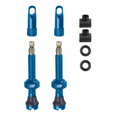 Anvelope & accesorii - Set Valve Tubeless Force 2xFv 44mm Albastre