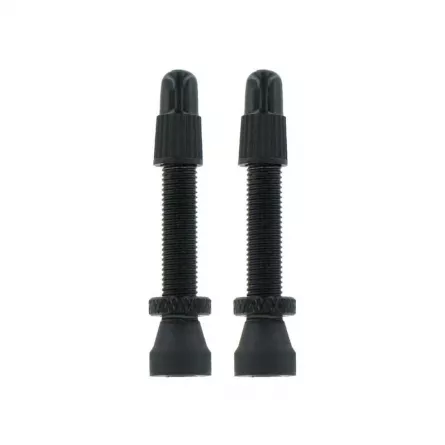 Produse - SET VALVE TUBELESS PRESTA TUBELESS VAR TOOLS ALUMINIU NEGRU 44MM