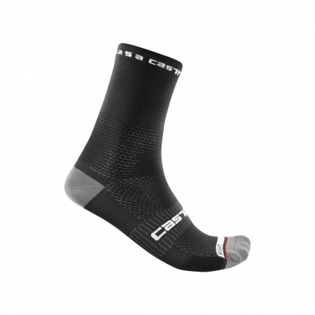 Echipament - Sosete Castelli Rosso Corsa PRO 15 Negru S/M 36-39