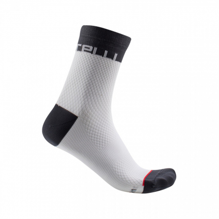 ECHIPAMENTE - Sosete Castelli Velocissima 12 de dama Alb/Antracit L/XL 39-41