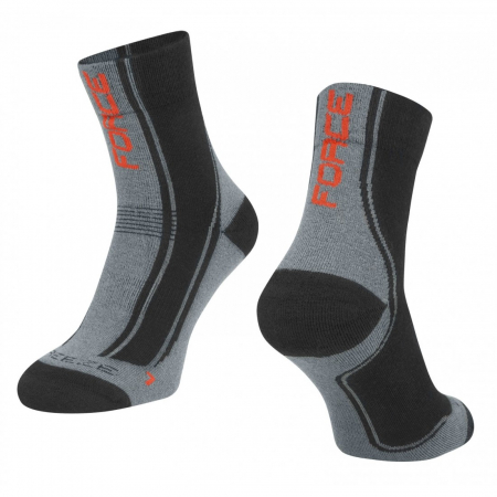 Produse - Sosete Force Freeze negru/rosu XXL/48-49