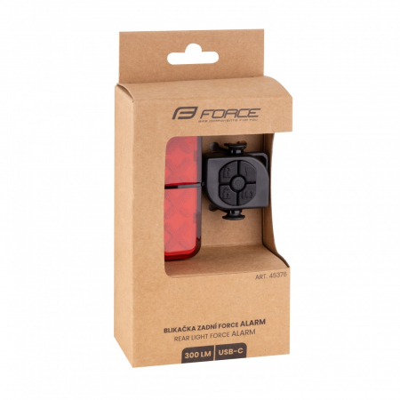 Stop spate Force Alarm 300LM LED USB, cu senzor si alarma [1]