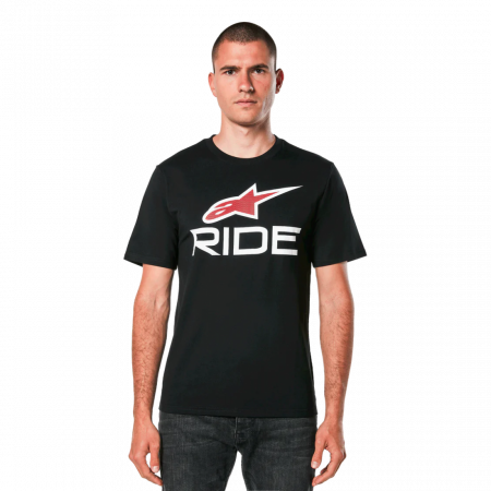 ECHIPAMENTE - Tricou Alpinestars Ride 4.0 CSF Tee Black/White/Red M