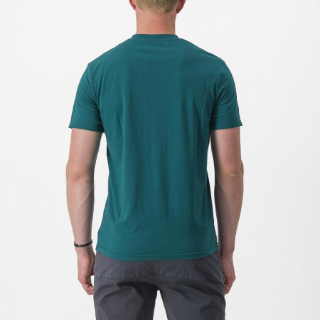 Tricou casual Castelli Armando 2 Tee Turcoaz XL [1]