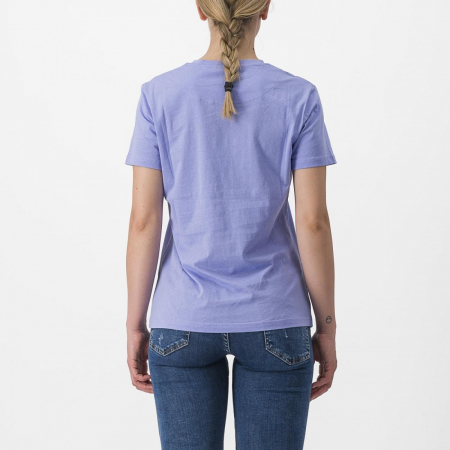 Tricou casual Castelli Pedalare Tee de dama Violet M [1]