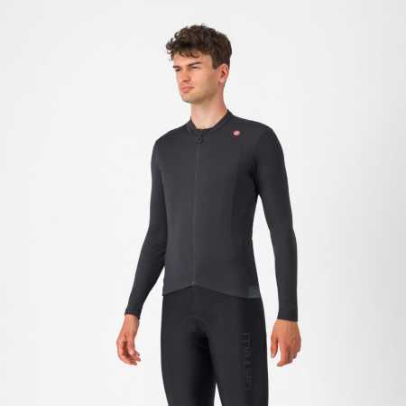 IMBRACAMINTE - Tricou cu maneca lunga Castelli Espresso Thermal Negru XL
