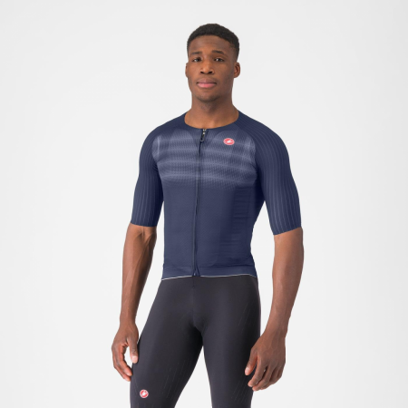 ECHIPAMENTE - Tricou cu maneca scurta Castelli Aero Race 8S, pentru barbati, albastru belgian, M