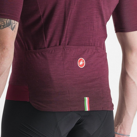 Tricou cu maneca scurta Castelli Essenza Visiniu M [2]