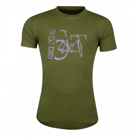 Tricouri si bluze - Tricou FORCE FLOW maneci scurte verde XL