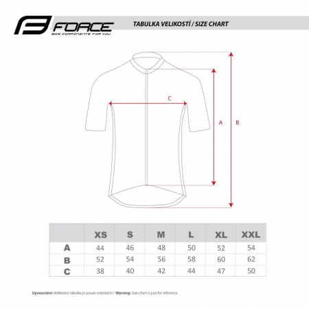 Tricou maneca scurta dama Force Vision fluo XL [2]