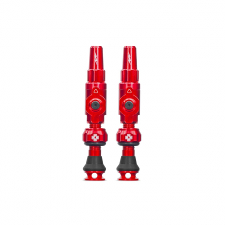 TUBELESS & ANTIPANA - Valve tubeless Muc-Off Tubeless Valves Big Bore Lite (Small) Rosu