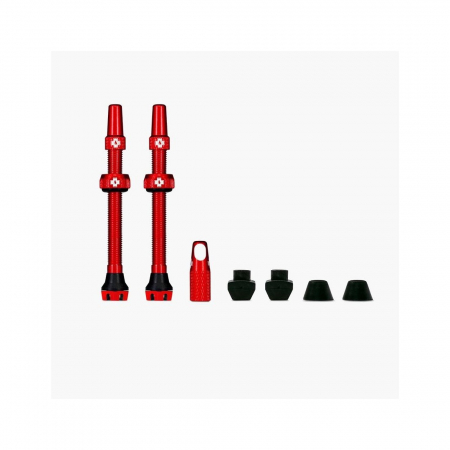 Anvelope & accesorii - Valve tubeless Muc-Off Tubeless Valves V2 44mm Rosii
