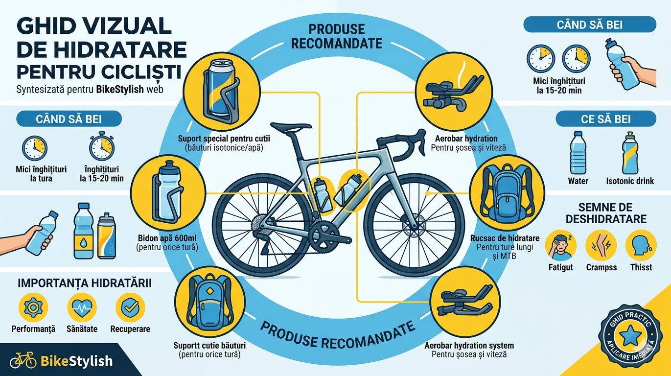 Ghidul de Hidratare pe Bicicletă