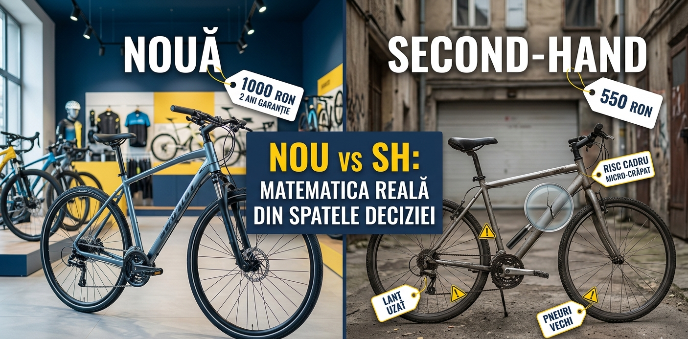 Bicicletă Nouă vs. Second-Hand: Matematica Reală