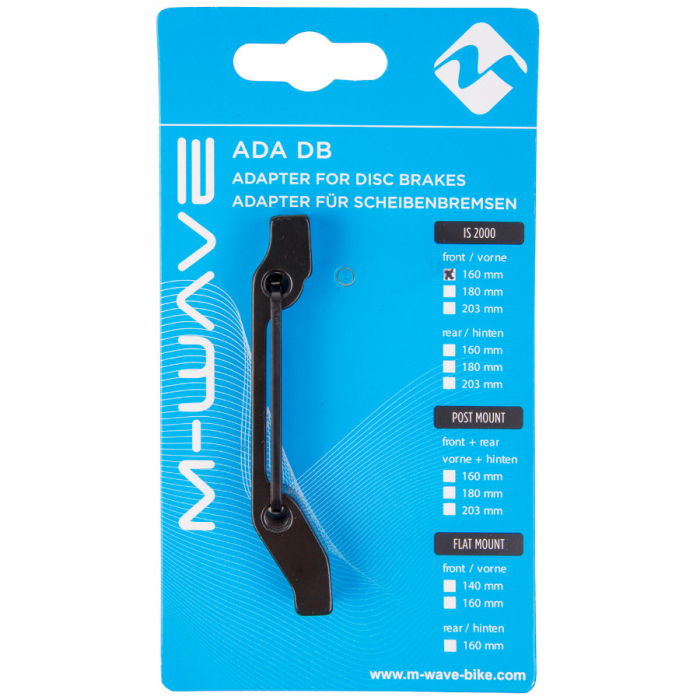 Adaptor Frana Disc M-WAVE ADA DB IS1 160 mm Fata [2]