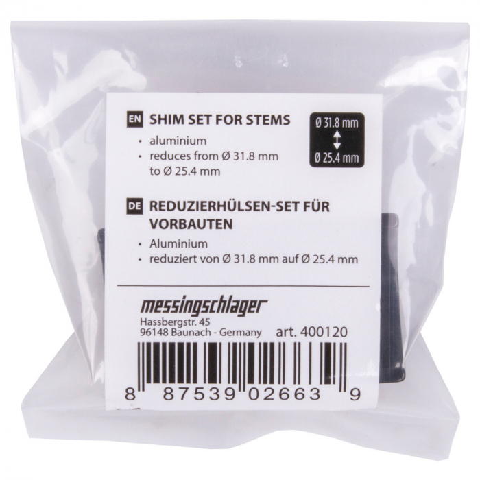 Adaptor Ghidon Aluminiu M-WAVE   O31.8- O25.4 mm [3]