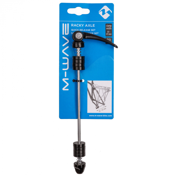 Adaptor Portbagaj QR M-WAVE  RACKY AXLE 137-177 mm [3]