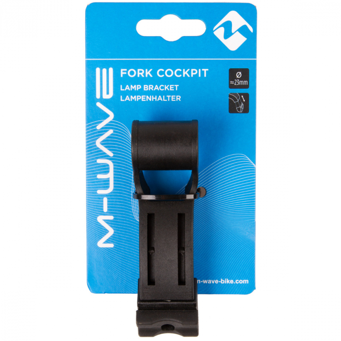 Adaptor prindere Far pe Furca M-WAVE FORK COCKPIT Negru [2]