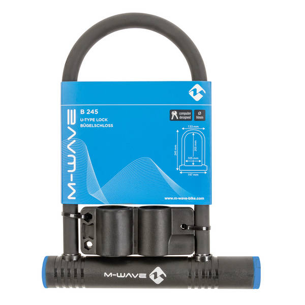 Antifurt Cadru U-Lock M-WAVE  "B 245" [2]