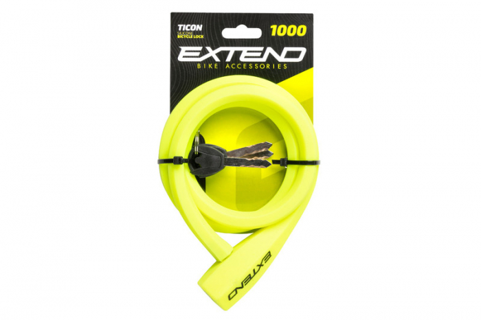 Antifurt cu Cheie EXTEND TICON 12*1000mm, Lime [2]