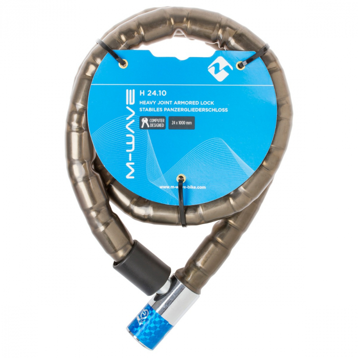 Antifurt cu Cheie M-WAVE  "H 24.10" cu Armura Articulara [2]