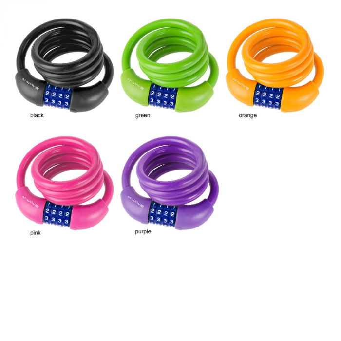 Antifurt cu Cifru M-WAVE "DS 12.10 S"  Negru [4]