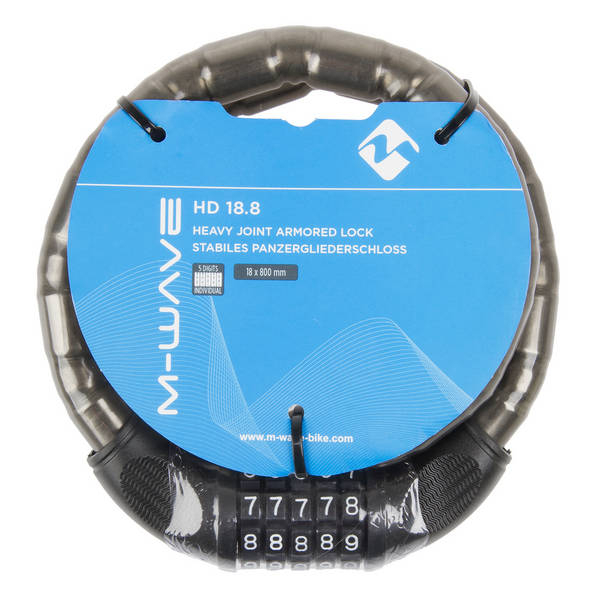 Antifurt cu Cifru M-WAVE  "HD 18.8" cu Armura Articulara [2]