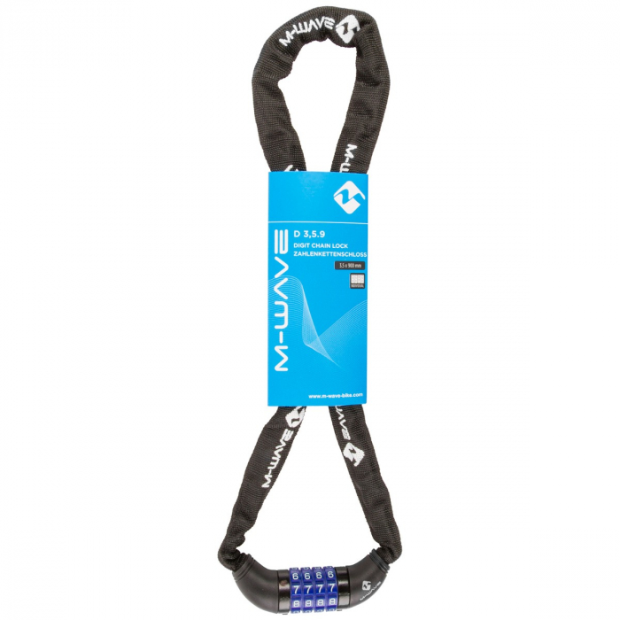 Antifurt Tip Lant cu Cifru  M-WAVE  "D 3,5.9" [3]