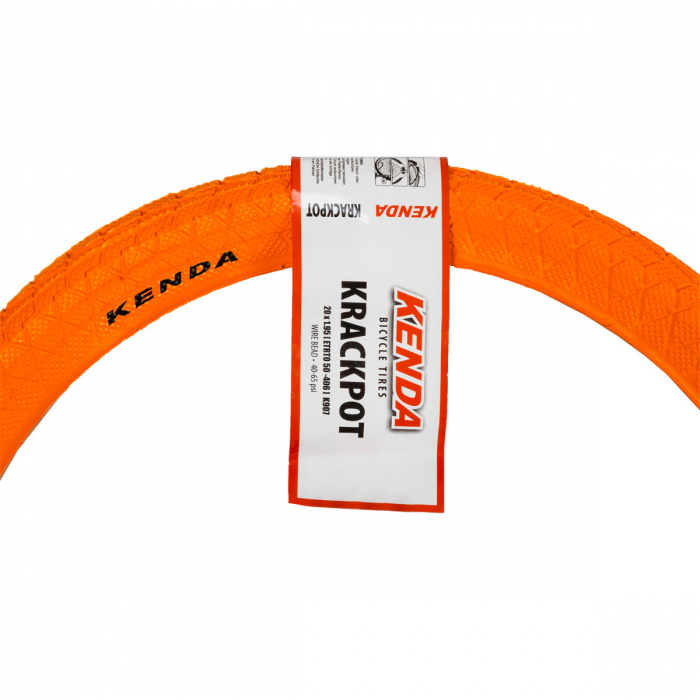 Anvelopa  KENDA KRACKPOT 20x1.95(50-406) K-907-Portocaliu [2]