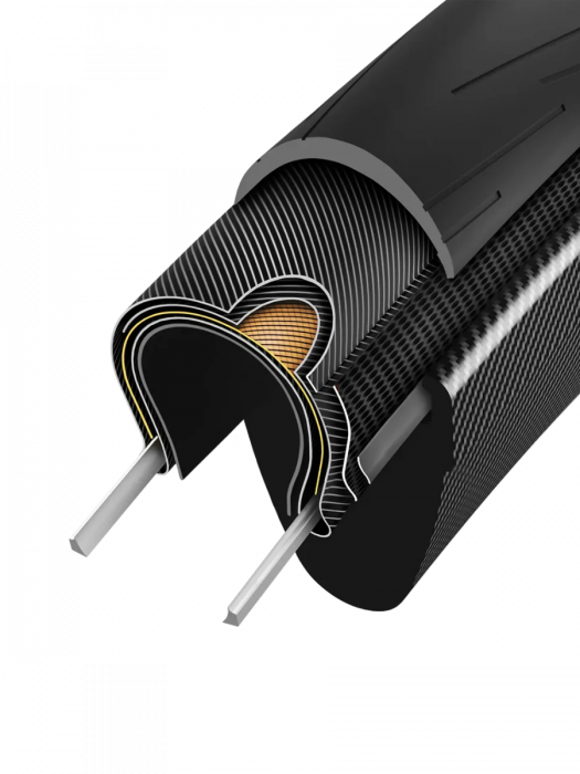 Anvelopa VITTORIA  700 x 28C(28-622) RideArmor TLR Negru+Copper  [6]