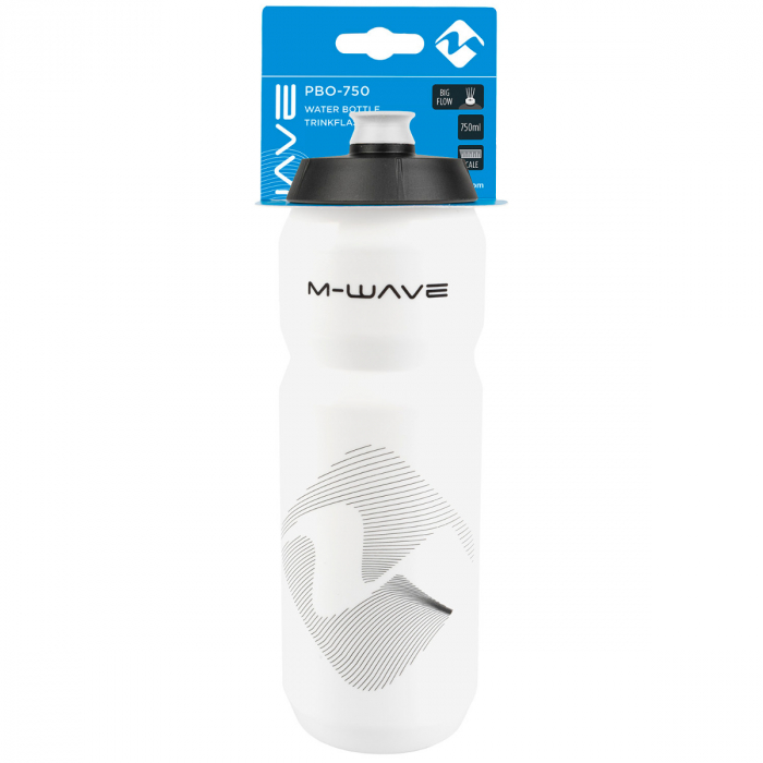Bidon Plastic M-WAVE PBO-750 Alb Matt 750 ml [2]