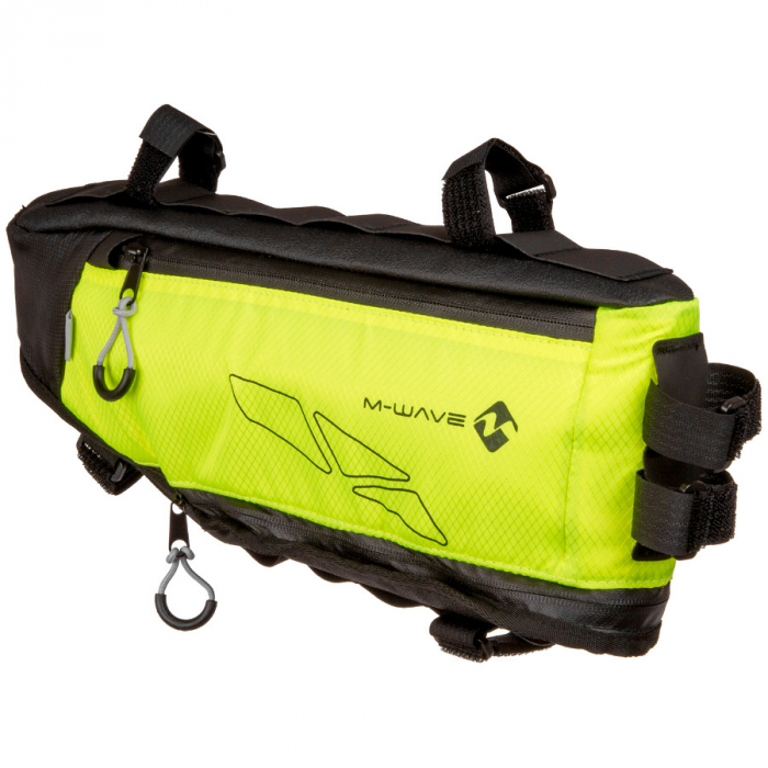 Borseta Cadru Impermeabila M-WAVE  "BP TRIANGLE" Galben Neon/Negru [1]